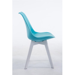 Silla De Comedor Borneo V2 Azul,Blanco