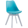 Silla De Comedor Borneo V2 Azul,Blanco