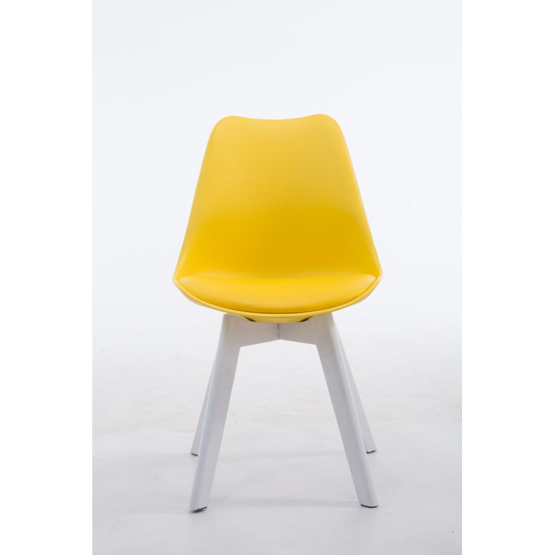 Silla De Comedor Borneo V2 Amarillo,Blanco