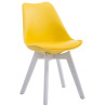 Silla De Comedor Borneo V2 Amarillo,Blanco
