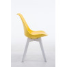 Silla De Comedor Borneo V2 Amarillo,Blanco