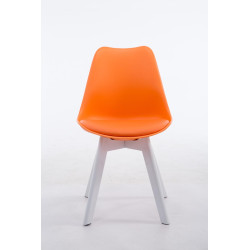 Silla De Comedor Borneo V2 Naranja,Blanco