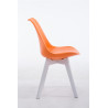 Silla De Comedor Borneo V2 Naranja,Blanco