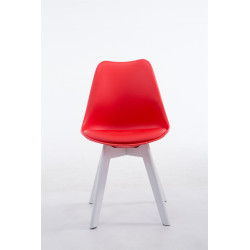Silla De Comedor Borneo V2 Rojo,Blanco