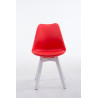 Silla De Comedor Borneo V2 Rojo,Blanco