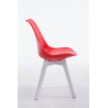Silla De Comedor Borneo V2 Rojo,Blanco