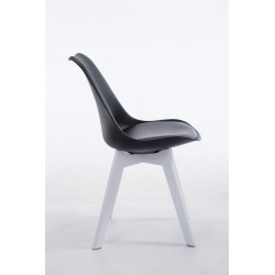 Silla De Comedor Borneo V2 Negro,Blanco