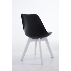 Silla De Comedor Borneo V2 Negro,Blanco