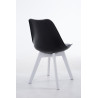 Silla De Comedor Borneo V2 Negro,Blanco