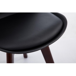 Silla De Comedor Borneo V2 Negro,Blanco