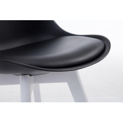 Silla De Comedor Borneo V2 Negro,Blanco