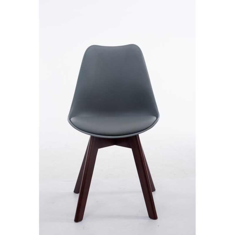 Silla De Comedor Borneo V2 Gris,Nogal