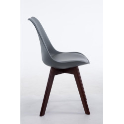 Silla De Comedor Borneo V2 Gris,Nogal