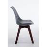 Silla De Comedor Borneo V2 Gris,Nogal
