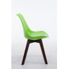 Silla De Comedor Borneo V2 Verde,Nogal