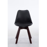 Silla De Comedor Borneo V2 Negro,Nogal