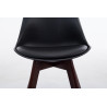 Silla De Comedor Borneo V2 Negro,Nogal