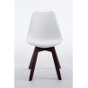 Silla De Comedor Borneo V2 Blanco,Nogal