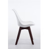 Silla De Comedor Borneo V2 Blanco,Nogal