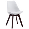 Silla De Comedor Borneo V2 Blanco,Nogal