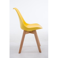 Silla De Comedor Borneo V2 Amarillo,Natural