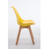 Silla De Comedor Borneo V2 Amarillo,Natural