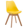Silla De Comedor Borneo V2 Amarillo,Natural
