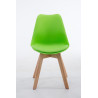 Silla De Comedor Borneo V2 Verde,Natural