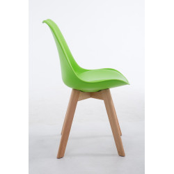 Silla De Comedor Borneo V2 Verde,Natural
