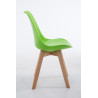 Silla De Comedor Borneo V2 Verde,Natural