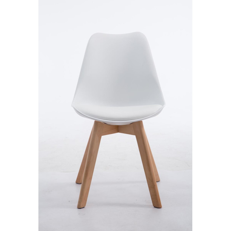 Silla De Comedor Borneo V2 Blanco,Natural