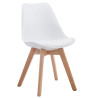 Silla De Comedor Borneo V2 Blanco,Natural