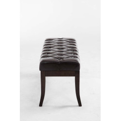 Taburete Recibidor Ramses En Madera Oscura Negro,100 cm