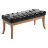 Banco Recibidor Ramses En Madera Clara Negro,100 cm