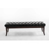 Taburete Recibidor Ramses En Madera Oscura Negro,150 cm