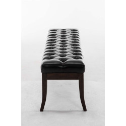 Taburete Recibidor Ramses En Madera Oscura Negro,150 cm