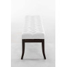 Taburete Recibidor Ramses En Madera Oscura Blanco,150 cm