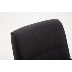 Silla De Conferencia Anubis En Tela Negro
