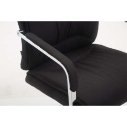 Silla De Conferencia Anubis En Tela Negro