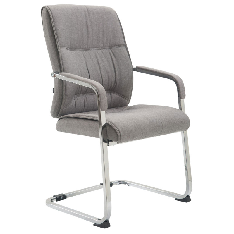 Silla De Conferencia Anubis En Tela Gris