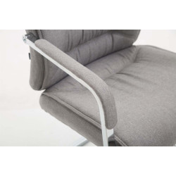 Silla De Conferencia Anubis En Tela Gris