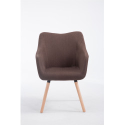 Silla de espera McCoy V2 Tapizada en Tela Marrón,Natural