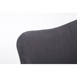 Silla de espera McCoy V2 Tapizada en Tela Gris oscuro,Natural
