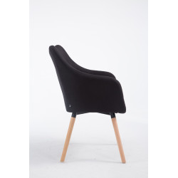Silla de espera McCoy V2 Tapizada en Tela Negro,Natural