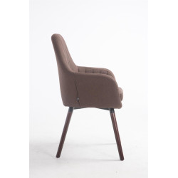 Silla De Visita Florian Marrón,Nogal