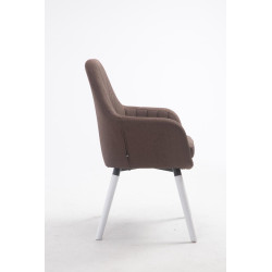 Silla De Visita Florian Marrón,Blanco