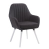 Silla De Visita Florian Negro,Blanco