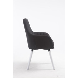 Silla De Visita Florian Negro,Blanco