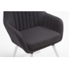 Silla De Visita Florian Negro,Blanco