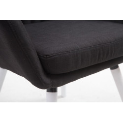 Silla De Visita Florian Negro,Blanco